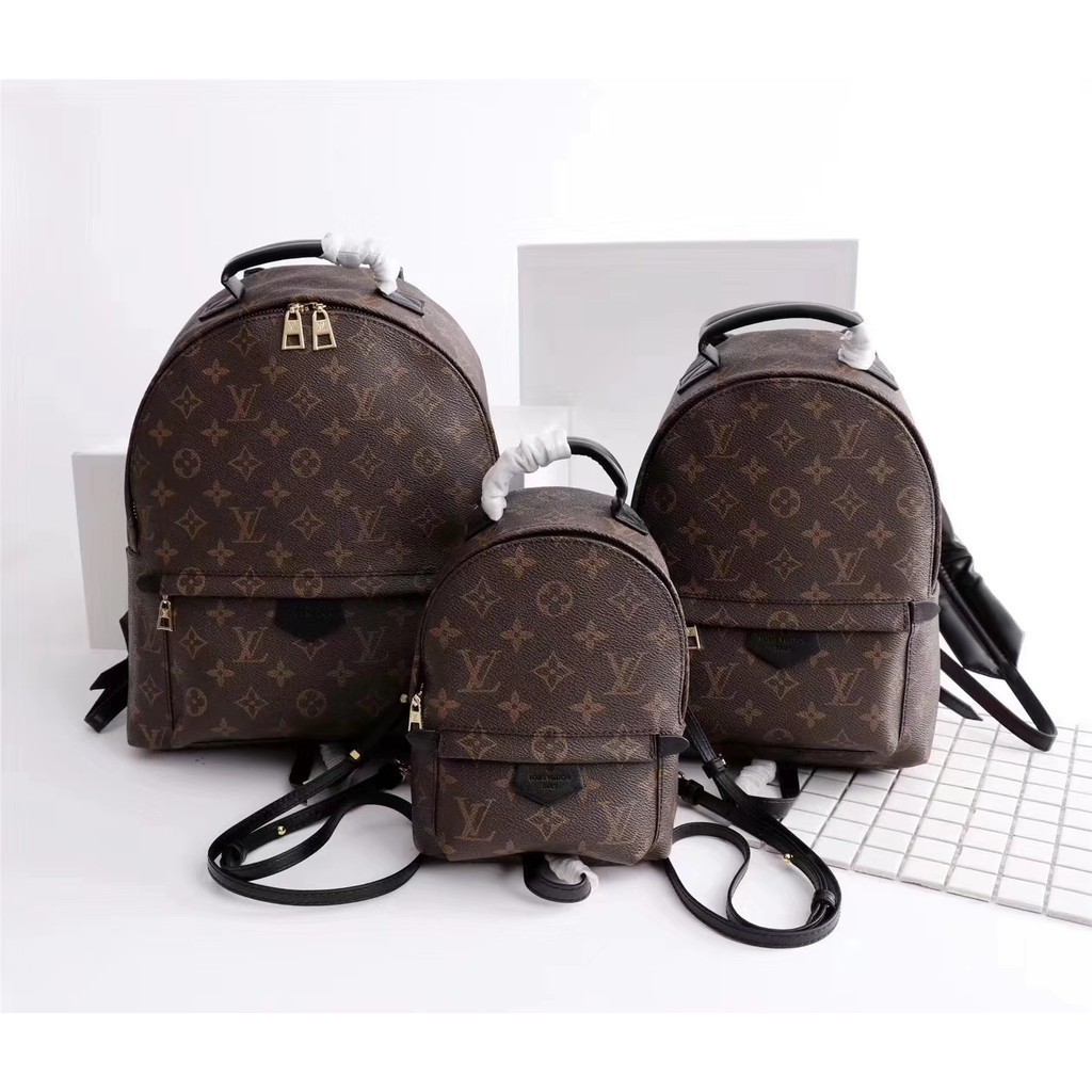 Louis Vuitton Backpack Lv Backpack Flip Custom Shoulder Bag Travel Bag Student Schoolbag Bag Lv Lv Classic Presbyopia Backpack M41561 Lv Mini Schoolbag Shopee Singapore