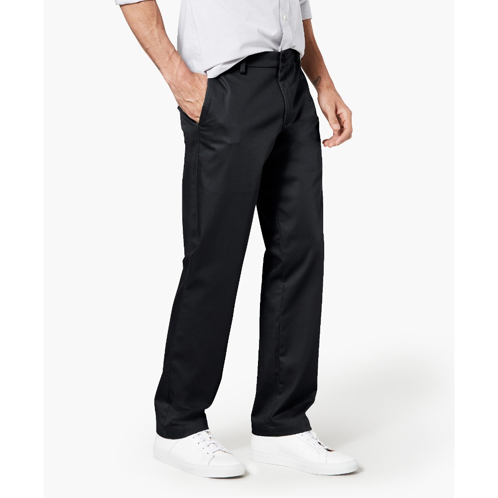 Workwear pants classic fit new british khaki. Dockers Signature Khaki Straight Fit Black Pants Shopee Singapore