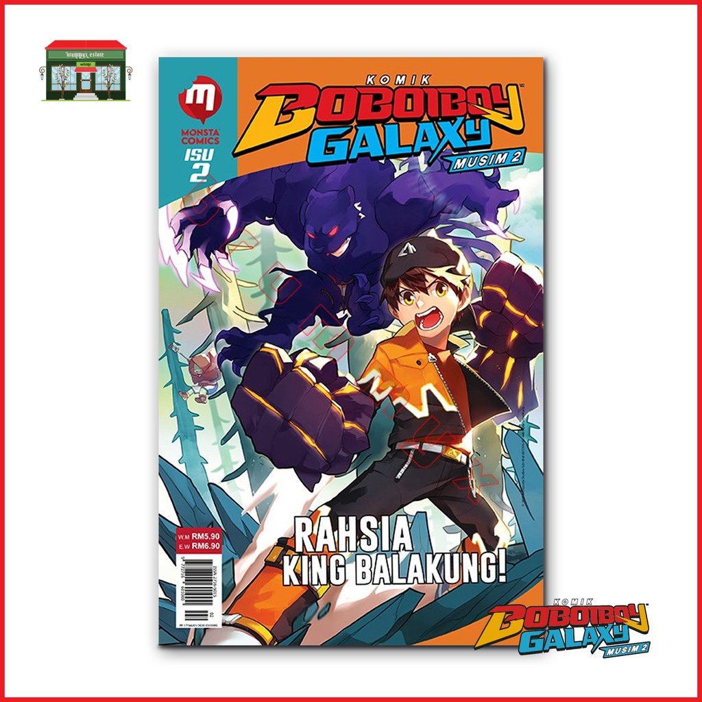 Selain bisa memperindah tampilan hp, gambar komik boboiboy galaxy bisa memberikan warna. Shop Malaysia Comic Boboiboy Galaxy Season 2 Isu 1 10 Full Collection Shopee Singapore