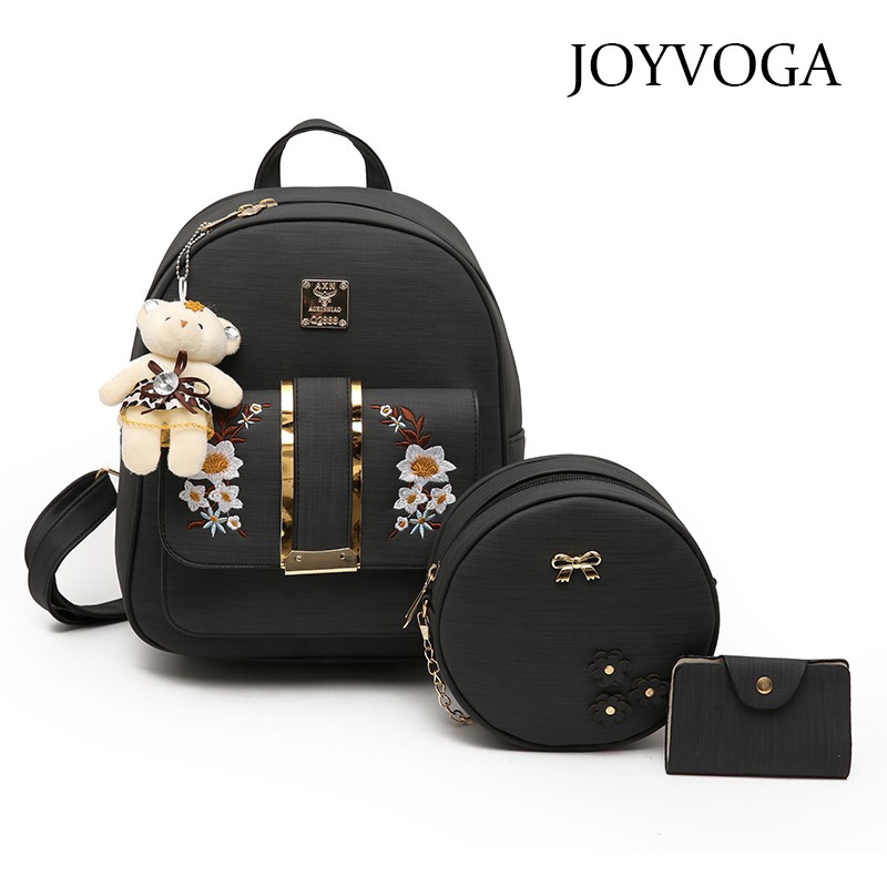 3 In 1 Backpack Bag For Girl Cute Women Bag Shopee Singapore