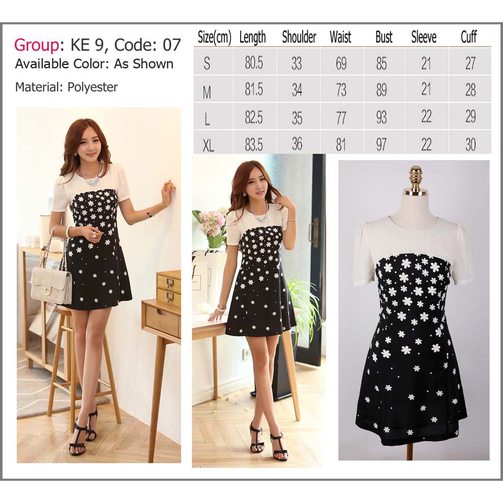 Ke907 Korean Latest Euro Trend Baroque Design Semi Formal Dress Shopee Singapore