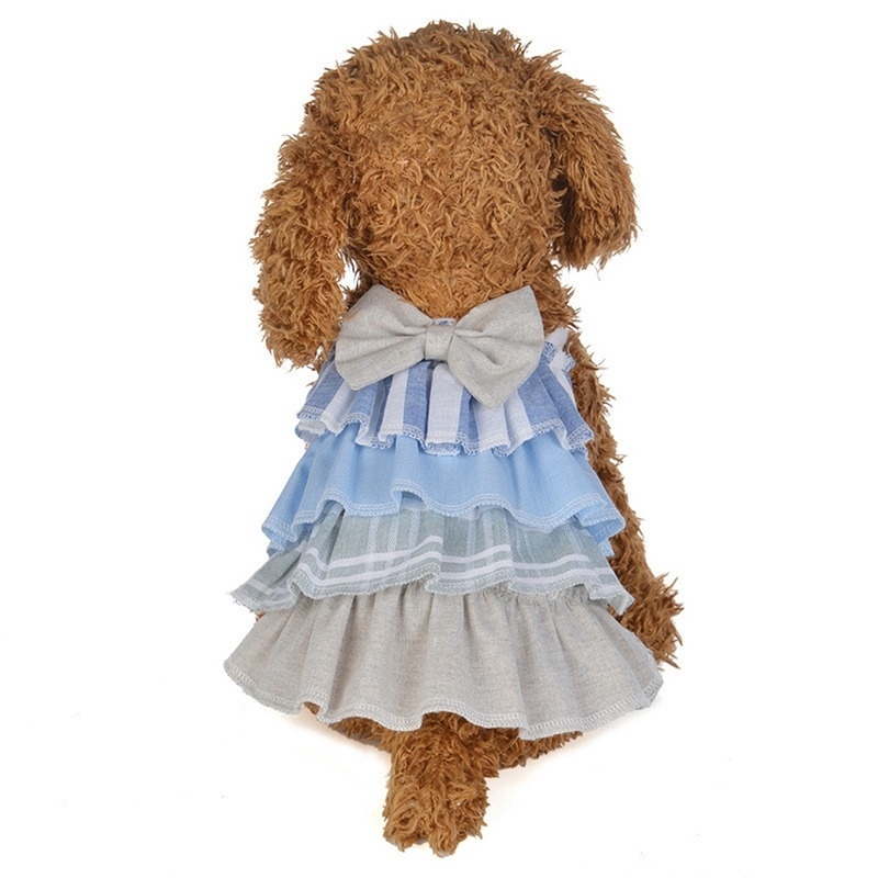 Summer Dog Dress Bow Tie Pet Clothes For Dogs Princess Dresses Cute Dog Wedding Dresses For Dogs Pets Clothing Pet Dress Skirt Shopee Singapore