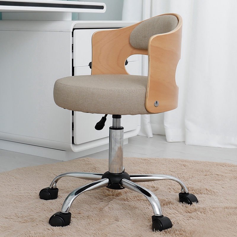 Solid Wood Office Chair Fashion Student Computer Chair Modern Minimalist Study Room Lift Swivel Chair Home Shopee Singapore