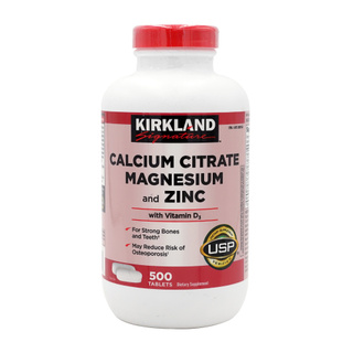Kirkland signature calcium citrate 500mg (500 tablets) : Kirkland Signature Calcium Citrate Magnesium And Zinc 500 Tablets Shopee Singapore