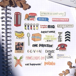 50 pack one direction sticker zayn malik stickers singer decals handsome laptop decal shopee singapore