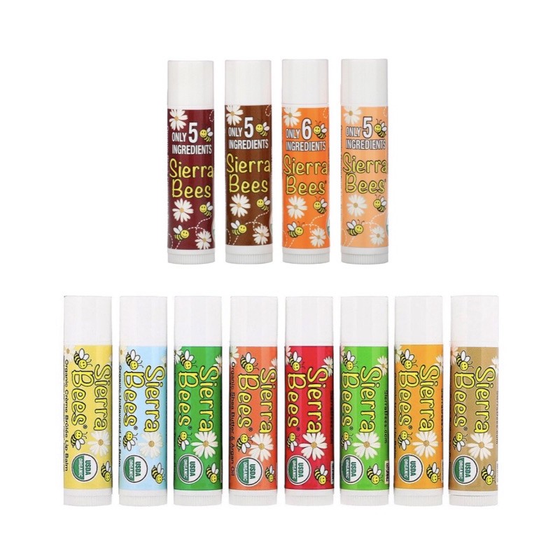 Sierra bees organic lip balms · featuring sustainably sourced beeswax, olive oil, sunflower oil & vitamin e · formulated to be: Sierra Bees Organic Lip Balm Price And Deals Jan 2022 Shopee Singapore
