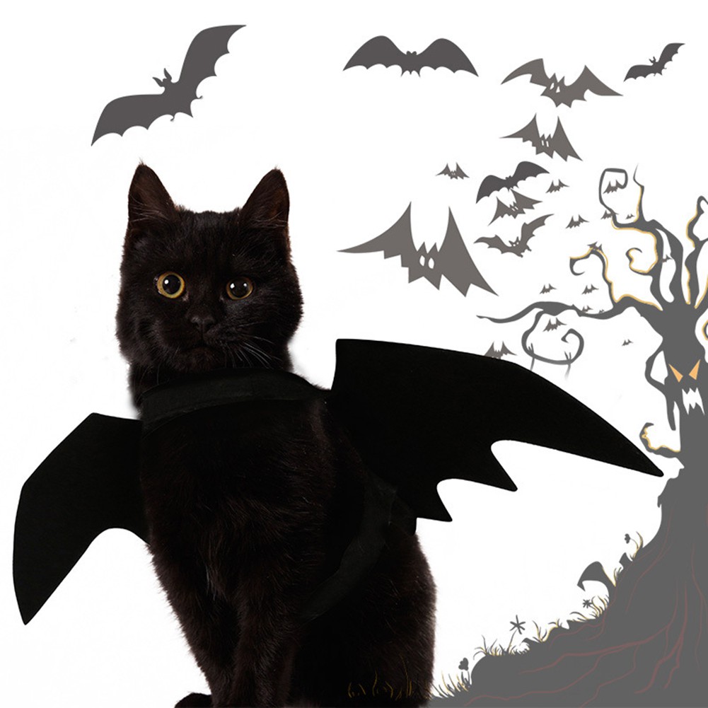 Pet Dog Cat Bat Vampire Fancy Dress Costume Outfit Wings For Halloween Christmas Shopee Singapore