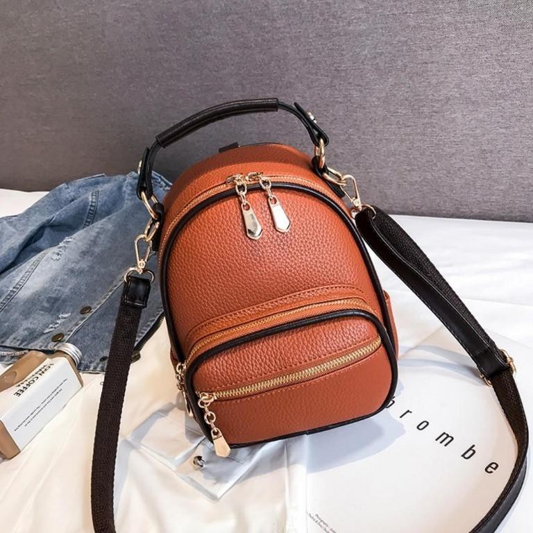 Quality Gold Zip Bucket Backpack Sling Bag Ladies Shopee Singapore