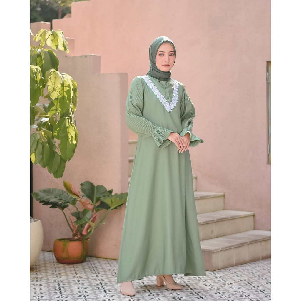 Natuna Dress Muslim Dress Latest Robe Hijab Dress Shopee Singapore