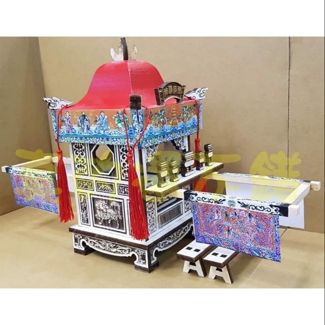模型廟會神轎模型廟會我自己做的神轎 Kelp