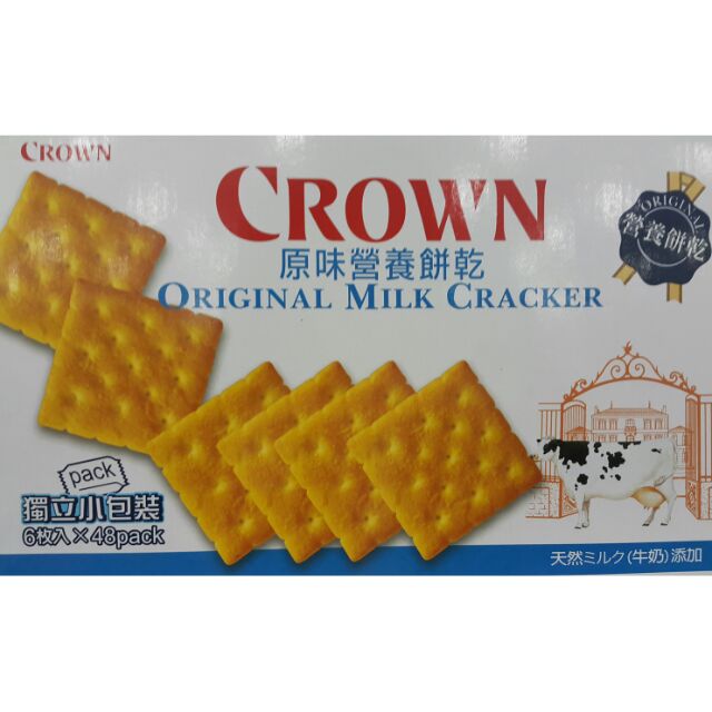 Crown 原味餅乾 好物 好市多costco原味營養餅乾crown Vnfp