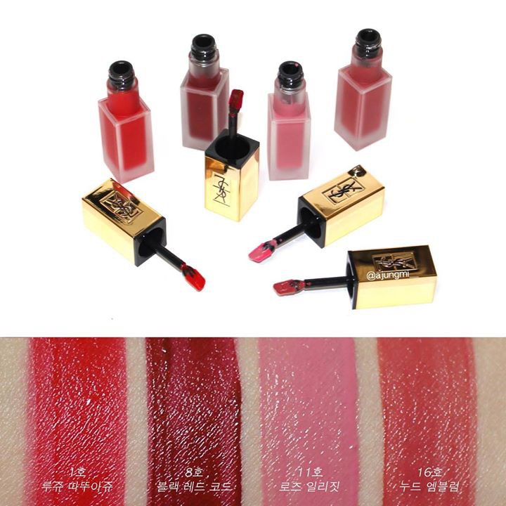 Son Kem Ysl Tatouage Couture Liquid Matte Lip Stain