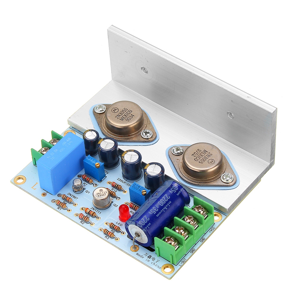 10 15w Jlh1969 Amplifier Amp Board Left Channel Pcb Assembled Mot 2n3055