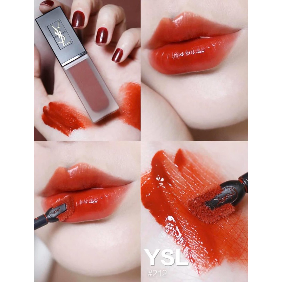 Son Ysl Tatouage Couture Velvet Cream 212 Rouge Rebel Shopee Việt Nam
