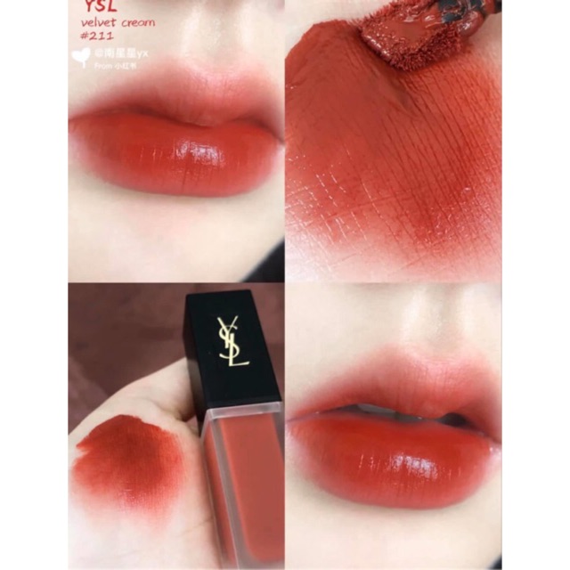 Son Kem Ysl Tatouage Couture Velvet Cream Liquid Lipstick 211 Chili Incitement Gia Thang 10 2020
