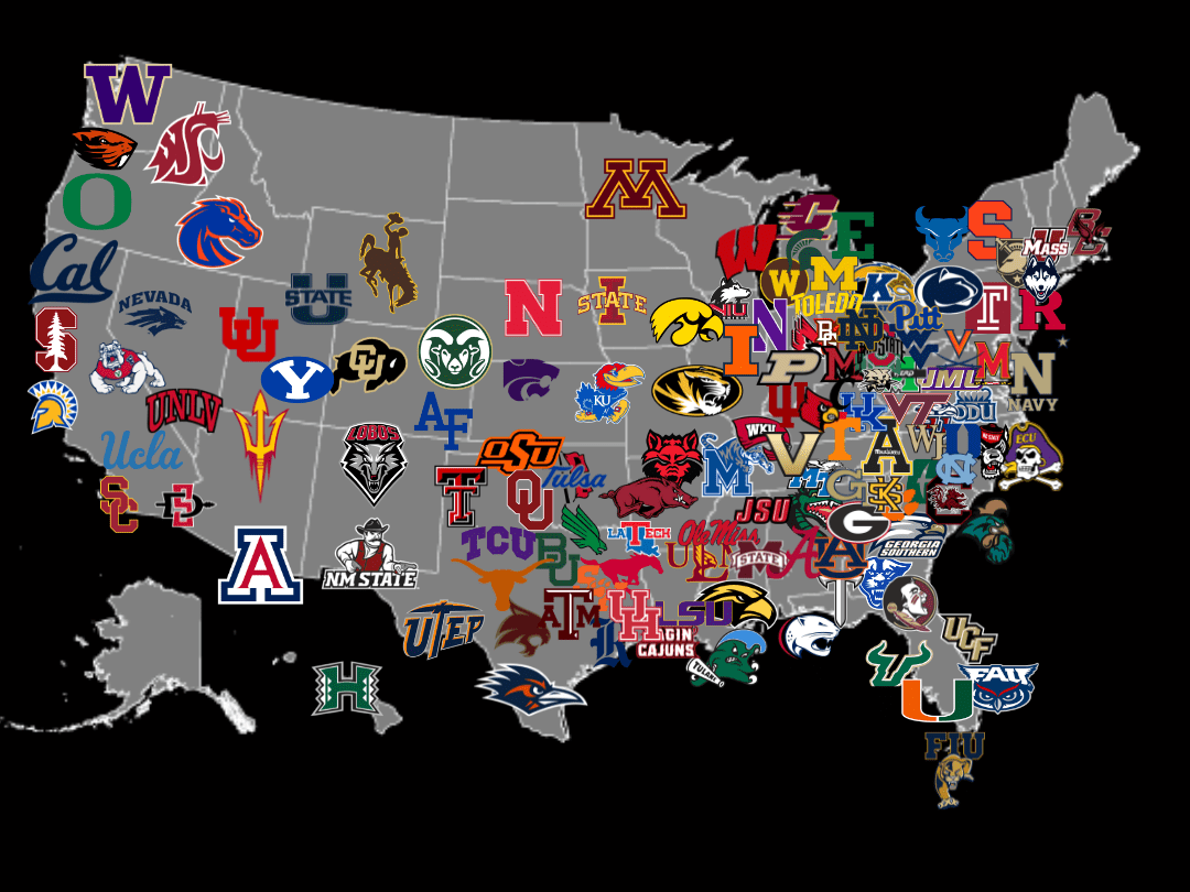 College football teams