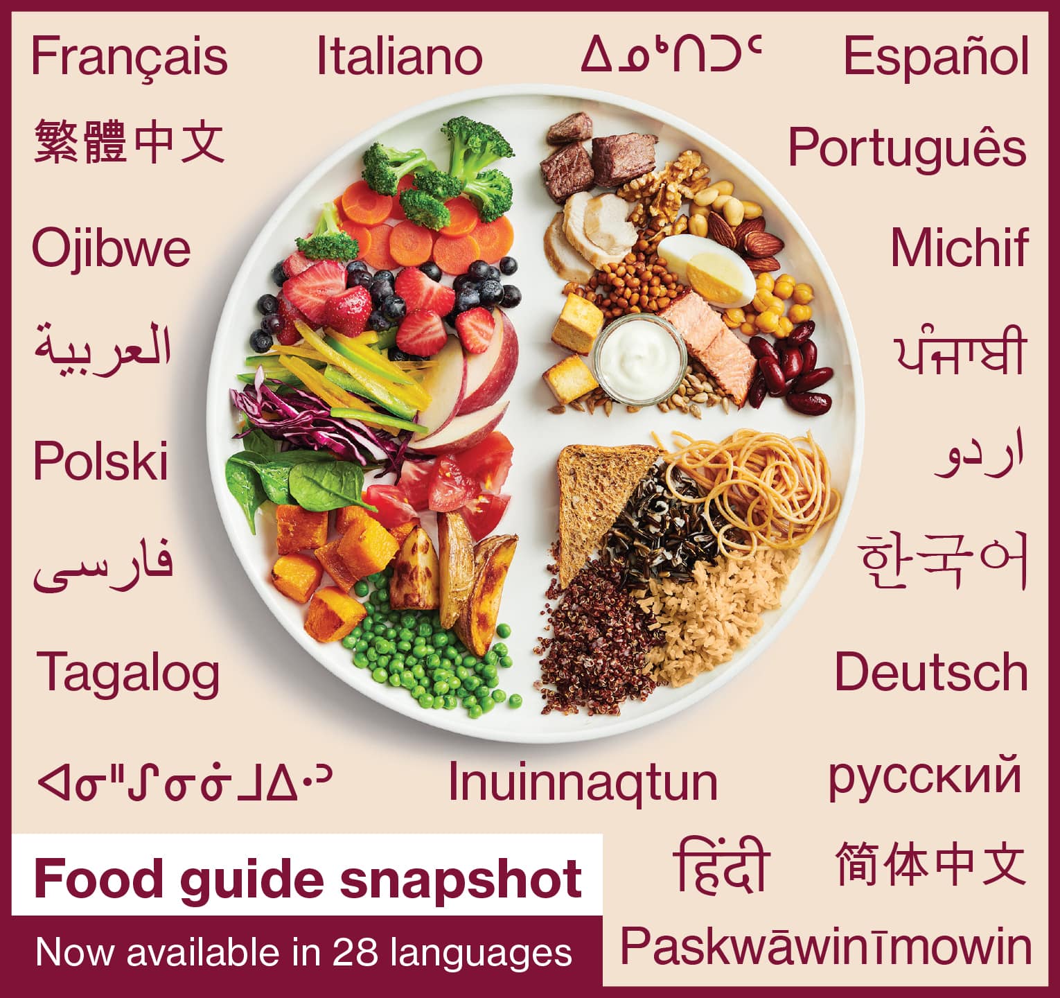 Health Canada Canada S Food Guide Snapshot Now Available