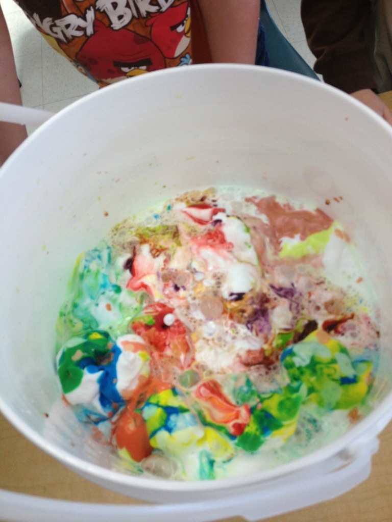 The clean up goo is as fun as the project!