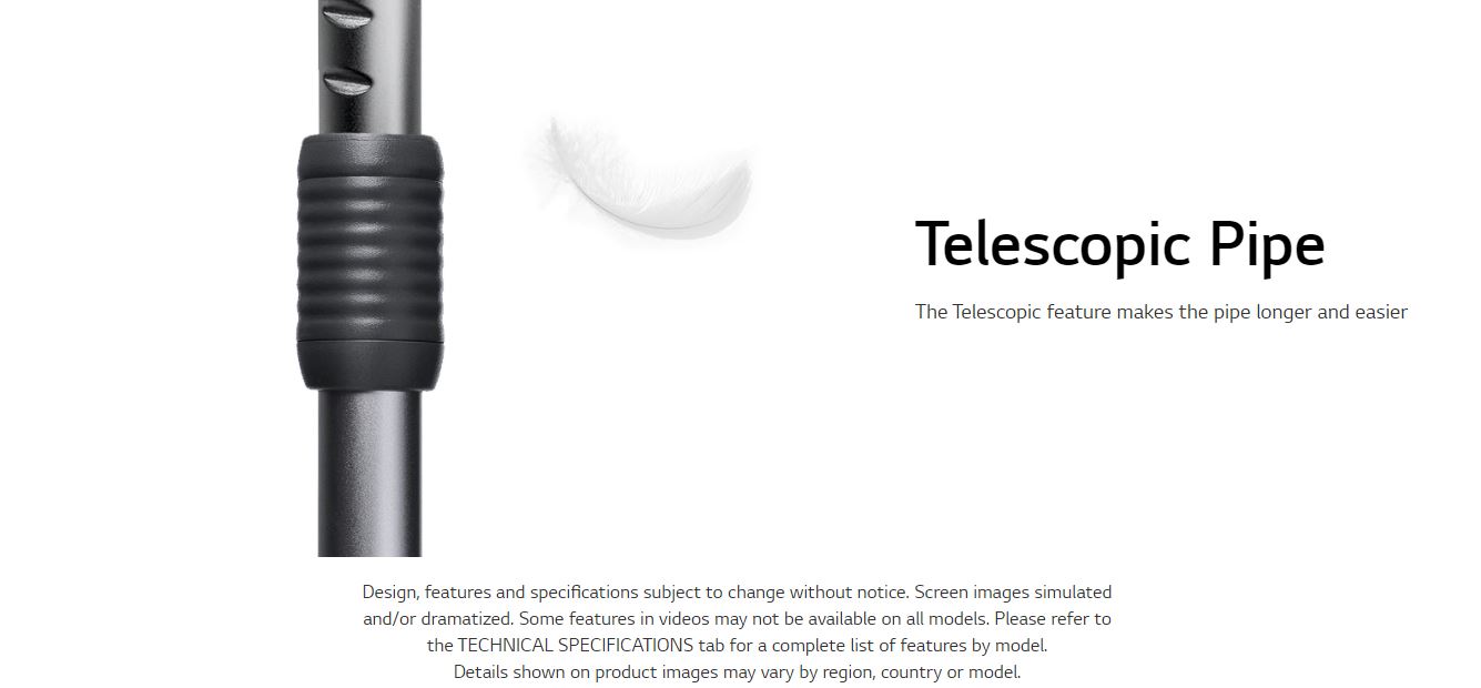 Telescopic Pipe: The Telescopic feature makes the pipe longer and easier