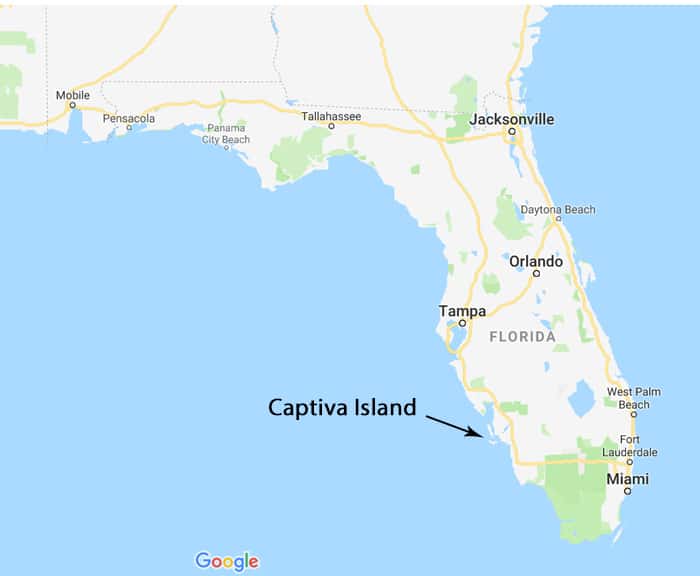 Captiva Island Florida Captiva Map 