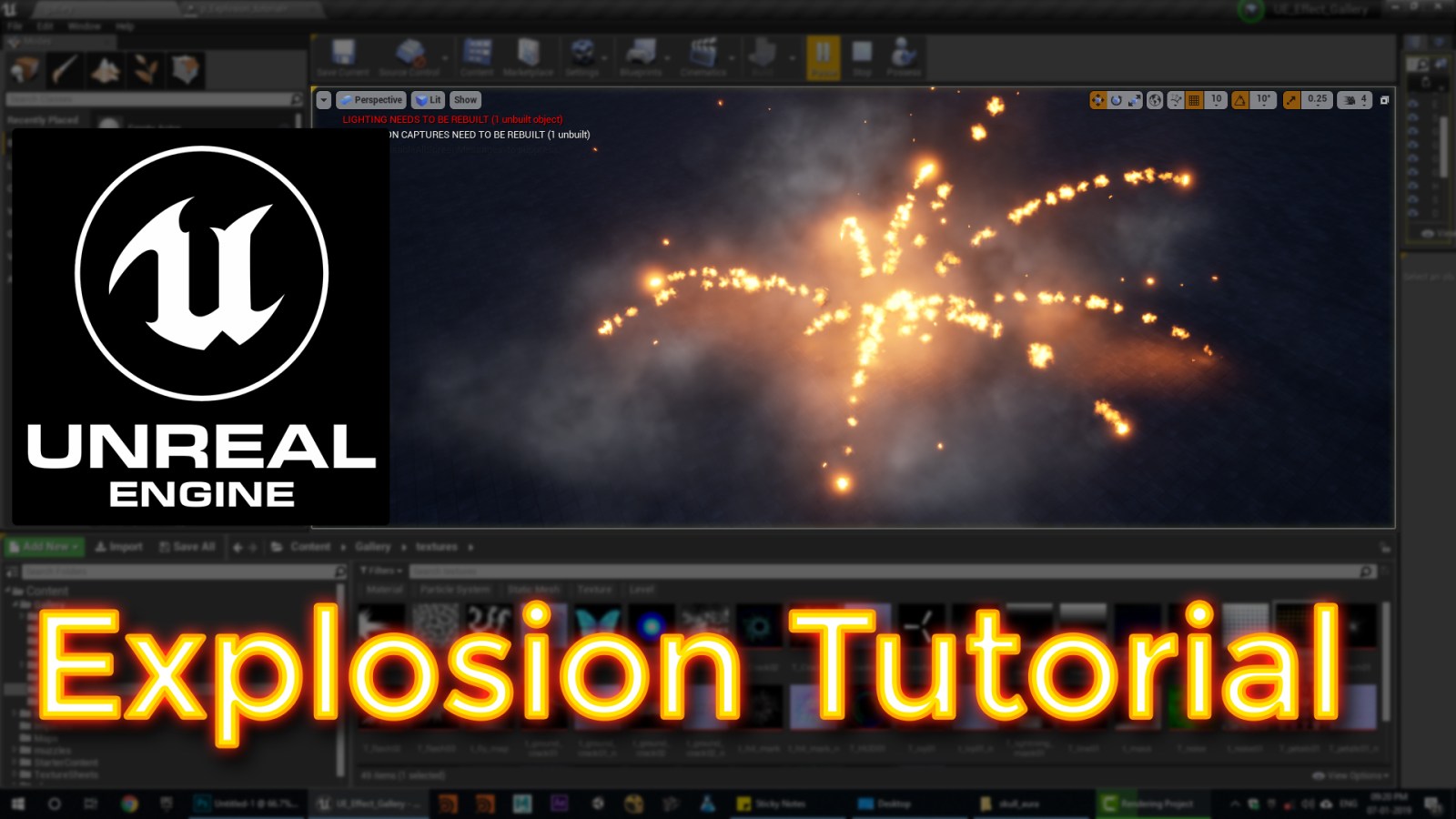 Unreal Engine Explosion Tutorial - CGHOW | Ashif Ali