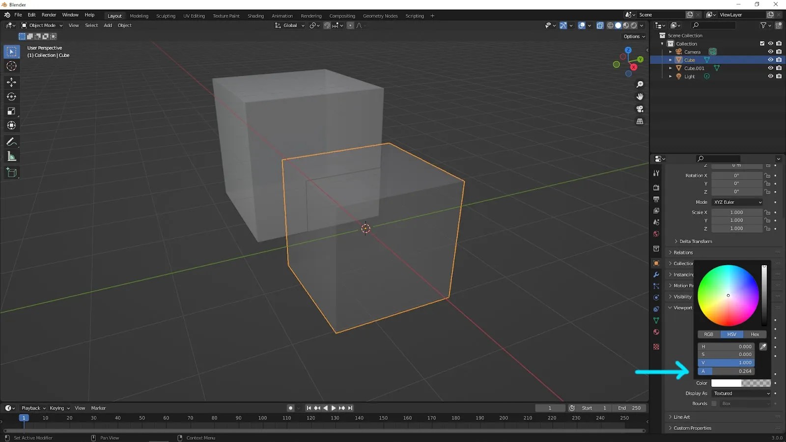 How to Toggle X Ray Mode in Blender