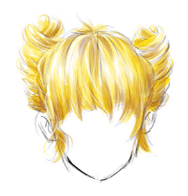 тутор как рисовать волосы