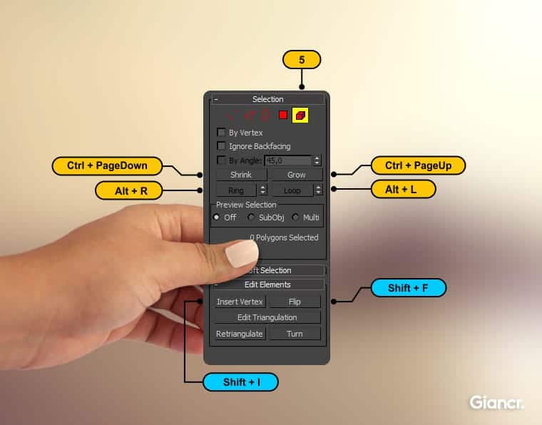 Keyboard Shortcuts For 3ds Max Giancr