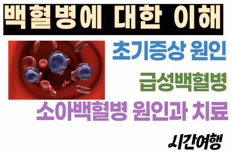 백혈병의 초기 증상, 원인 및 치료 방법: 급성백혈병과 소아백혈병의 전반적 이해와 대처 방안