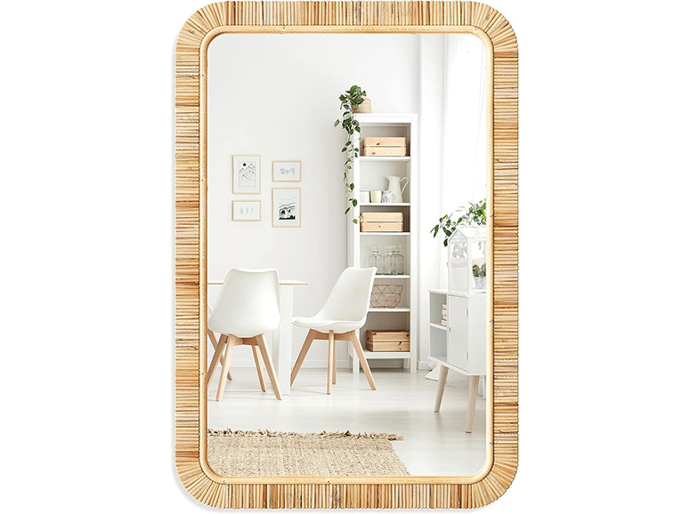 Handmade wicker rattan frame