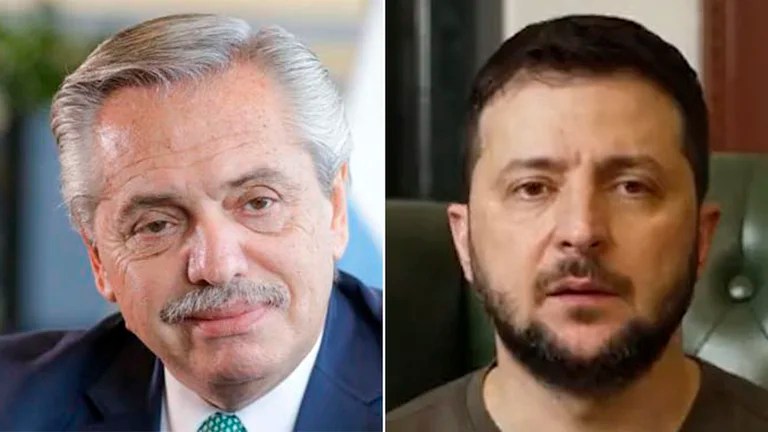 Invasión Rusa: Alberto Fernández hablará con el presidente de Ucrania Volodimir Zelenski