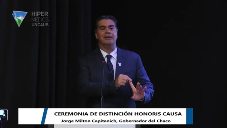 Capitanich igual que Cristina, pidió «un gran acuerdo político»