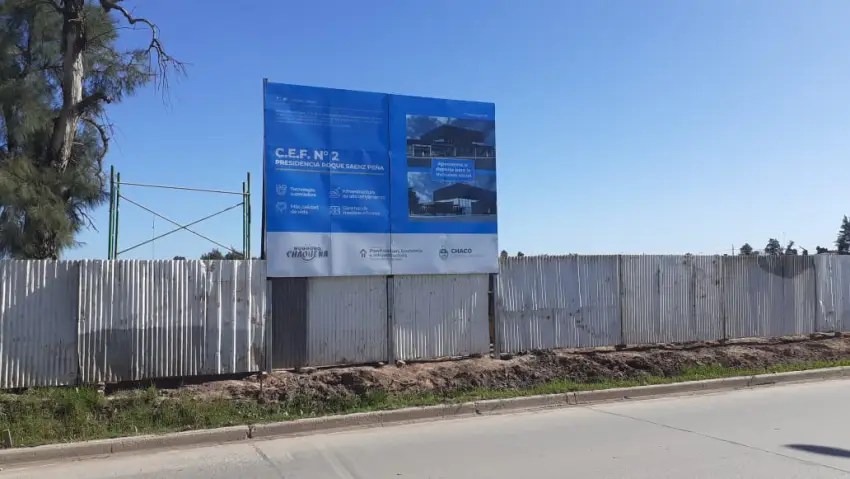 El Municipio de Sáenz Peña clausura y paraliza la obra del Centro de Educación Física N°2 