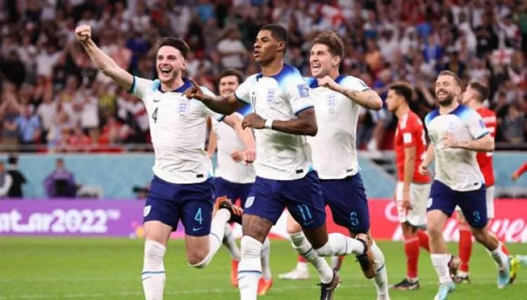 Inglaterra goleó a Gales y se enfrentará con Senegal en octavos