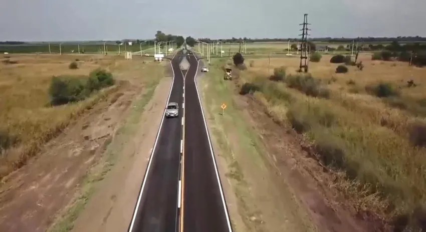 El gobernador Zdero inauguró la repavimentación de la Ruta Provincial N° 6 entre Villa Berthet y San Bernardo