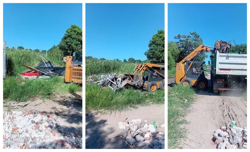 Tras una denuncia, retiraron rellenos ilegales y una vivienda precaria en la laguna de Villa Chica