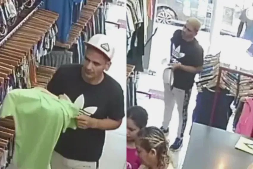 Alerta en el centro de Resistencia: un delincuente simuló ser cliente y robó en un local de ropa