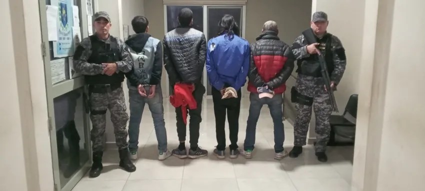 Operativo Lince en Sáenz Peña: Cuatro «trapitos» demorados por disturbios y aprietes en el centro
