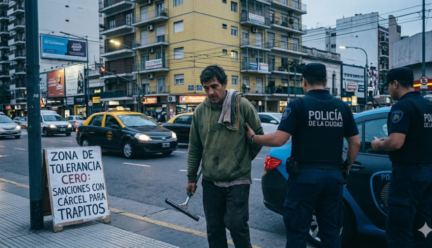 Ciudad de Buenos Aires, endurece las penas contra los trapitos: la nueva ley prevé hasta 60 días su detención