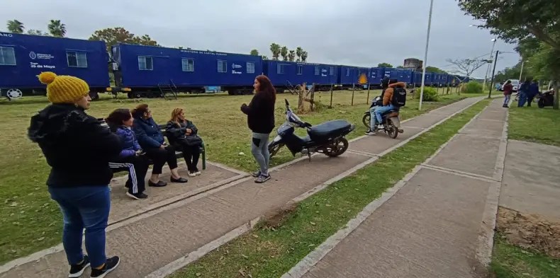 El Tren 25 de Mayo despliega un operativo sanitario e integral en Fontana