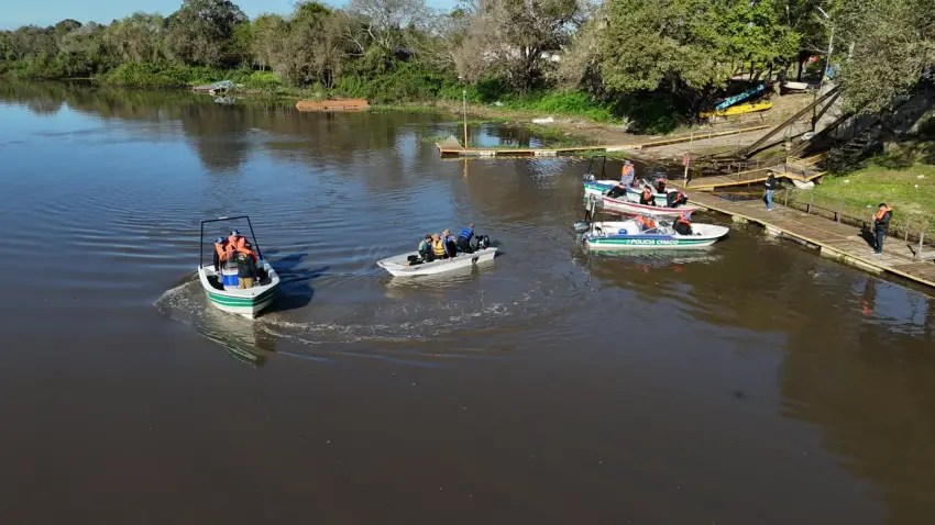 Intensifican la búsqueda de Fabián Falcón en el río Paraná