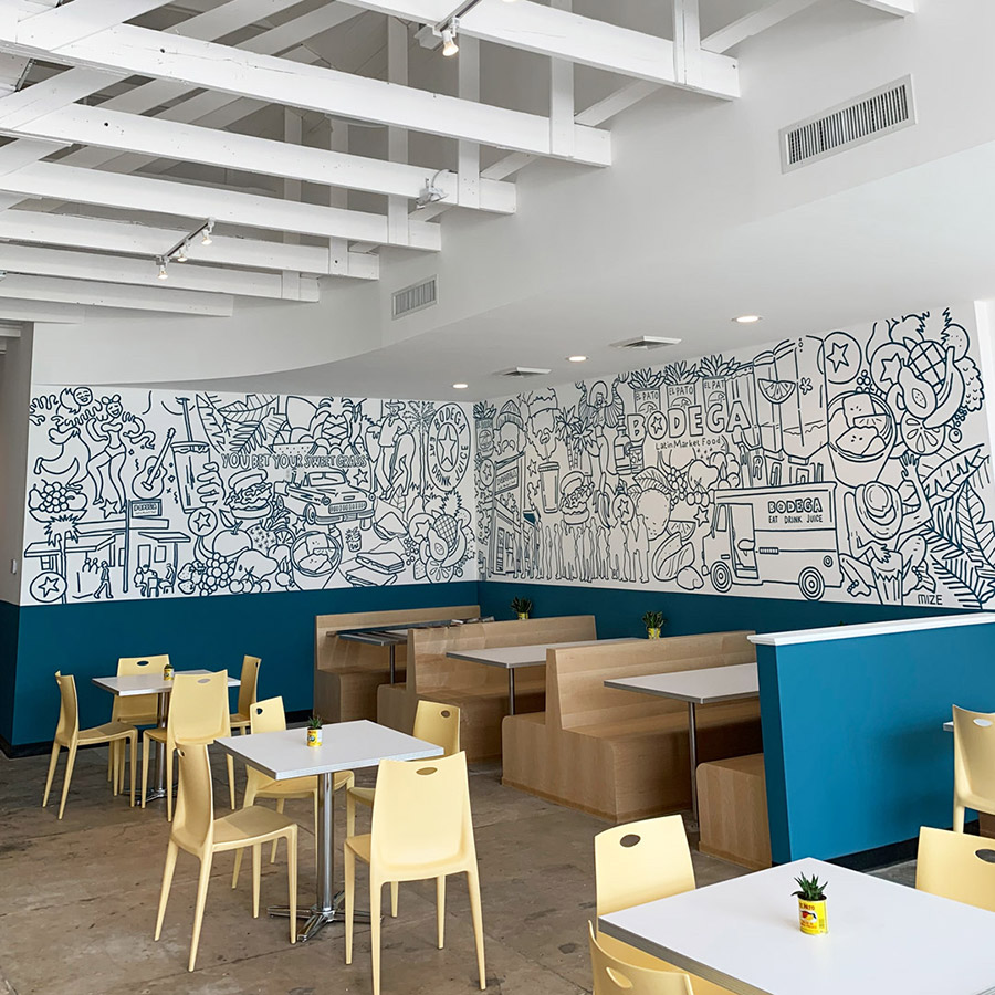 chad mize multimedia artist designer on bodega st pete speakeasy