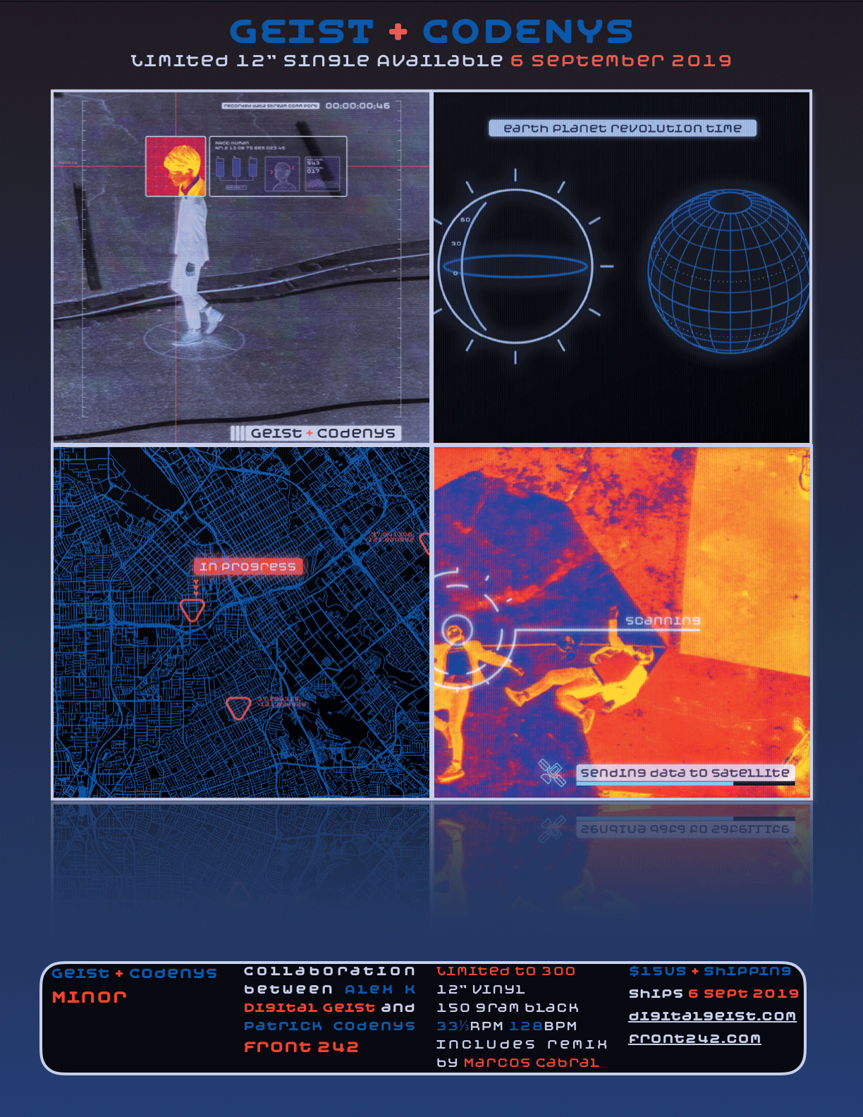 Geist + Codenys (F242) Limited 12″ in Presale