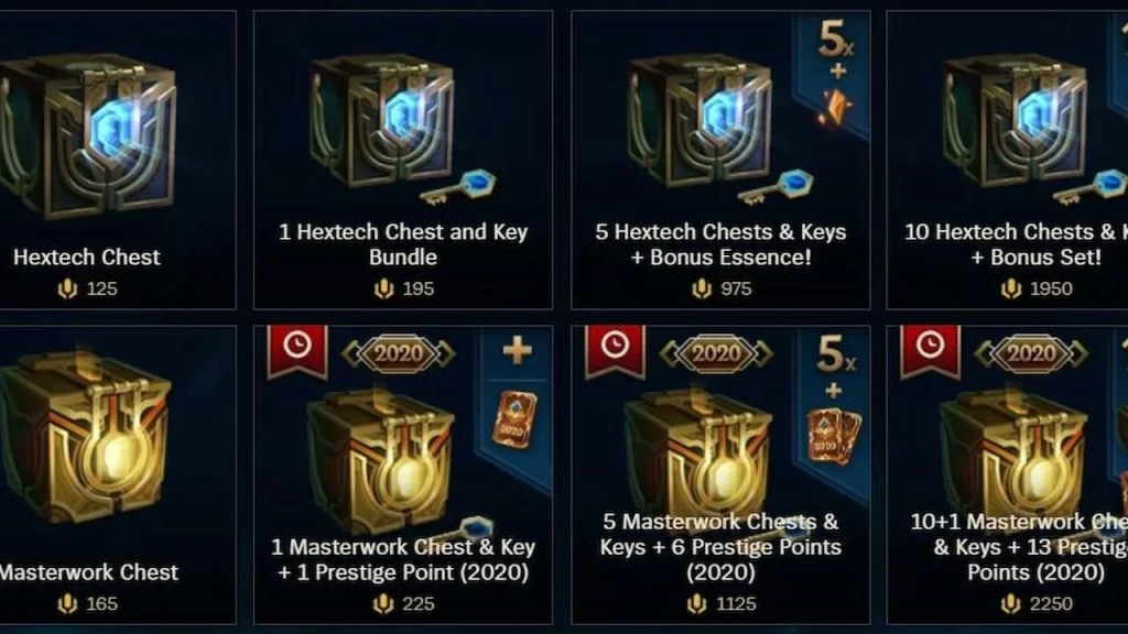 Buying Hextech Keys