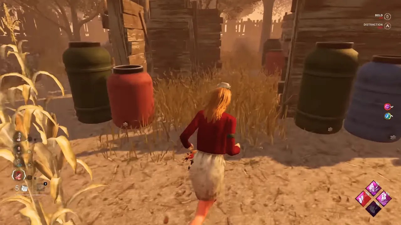 screenshot of sprint in dead by daylight
