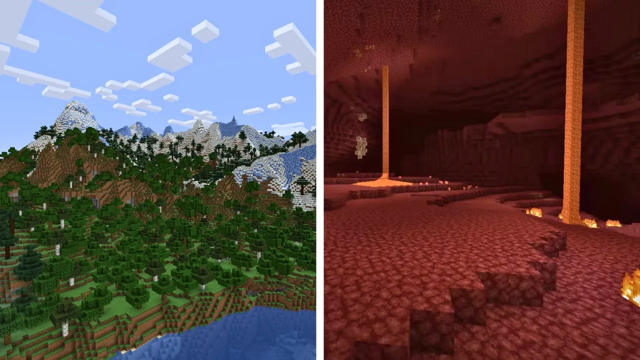 overworld and nether collage