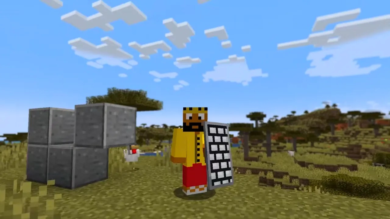 How to Put a Banner on a Shield in Minecraft 1.21