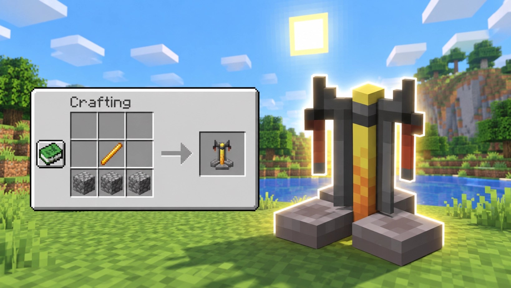 How to Make a Brewing Stand in Minecraft (Recipe)