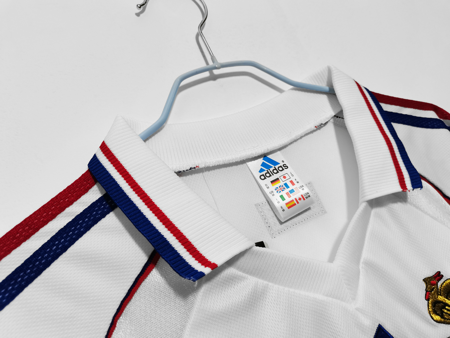 1998 France World Cup Away White Jersey – Zidane, Henry, Vieira