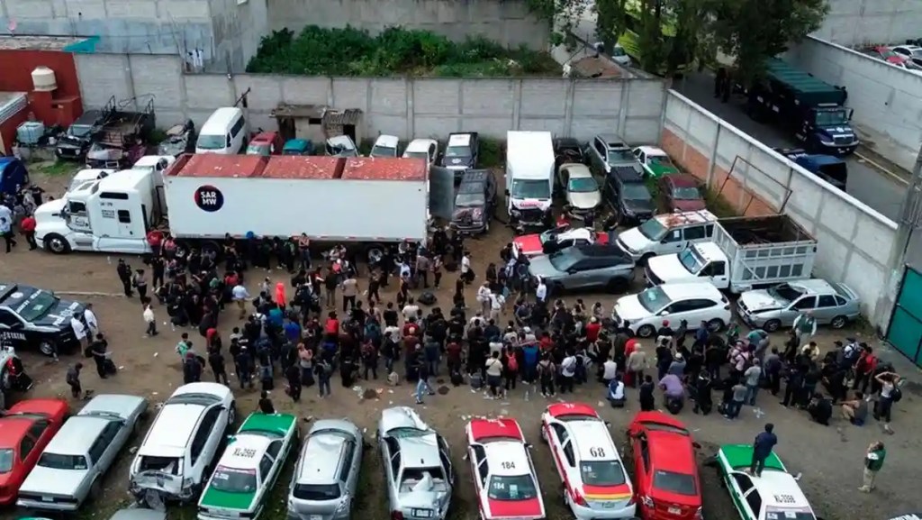 Migrantes hallados en tráiler Veracruz